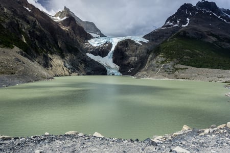 3 The Torres del Paine National Park sunset view. mountains, glaciers, lakes, and rivers in southern Patagonia, Chile