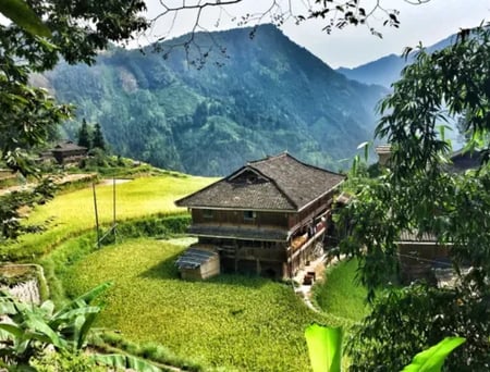 2 Landscape of Guiyang city in Guizhou China