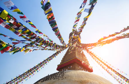 7 Valley of Kathmandu, Nepal during summer