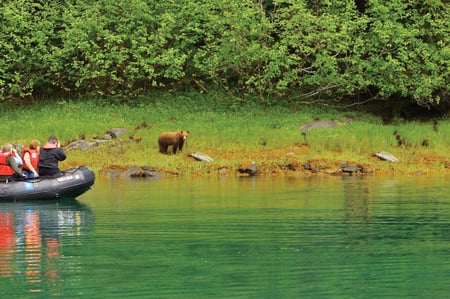 7 Serenity lake in tundra on Alaska