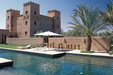 5 View of Koutoubia Mosque and garden in Marrakesh, Morocco