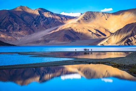 2 Pangong Lake Tso Lake in Leh Ladakh, Northern India