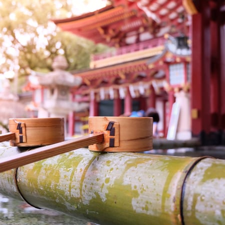 3 Kyoto, Japan at Toji Pagoda and lake in Autumn