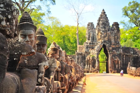 2 Cambodia, Siem Reap, Angkor Ancient Architecture, UNESCO World Heritage