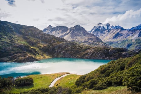 10 Patagonia, Chile - Torres del Paine and Lago Pehoe, in the Southern Patagonian Ice Field, Magellanes Region of South America