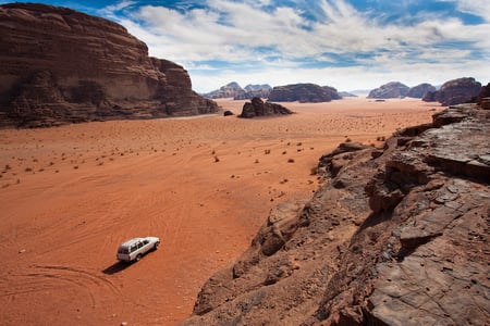 3 Ancient City of Petra: El-Khazneh (Aerial View)