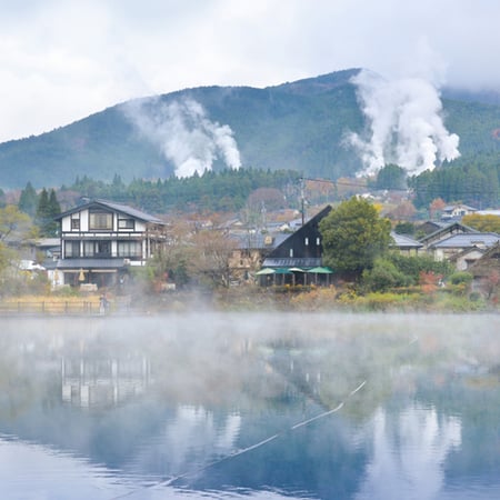 4 Kyoto, Japan at Toji Pagoda and lake in Autumn