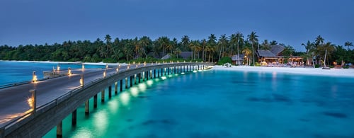 Arrival jetty in Joali Maldives