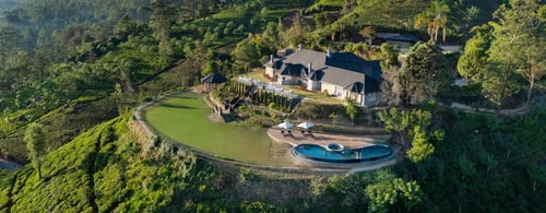 Beautiful Hill Country at Uga Halloowella, Sri Lanka