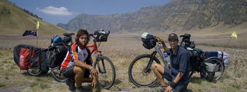 Biking Over A Volcano