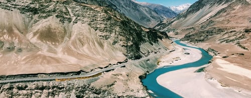 Ladakh in Northern India