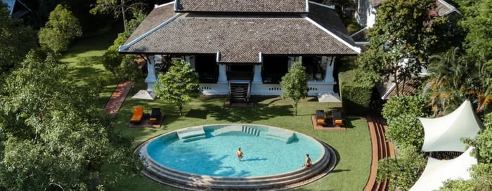 Private pool at Rosewood Luang Prabang
