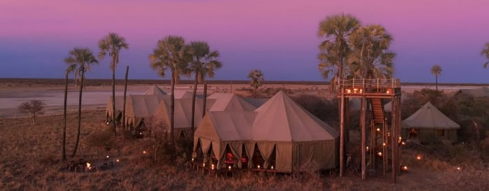 Jacks Camp Botswana at Sunset