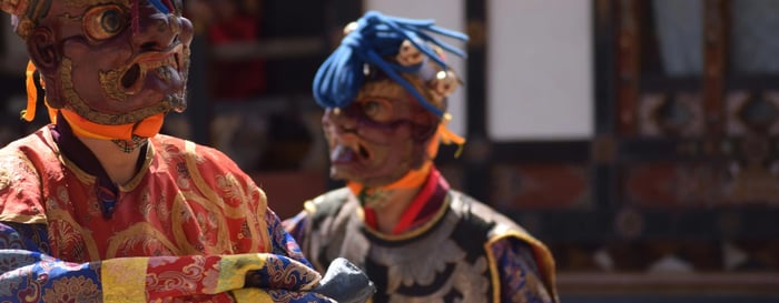  ? Bhutan masked festival 
