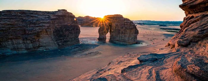 The Natural Wonders of Elephant Rock, Saudi Arabia