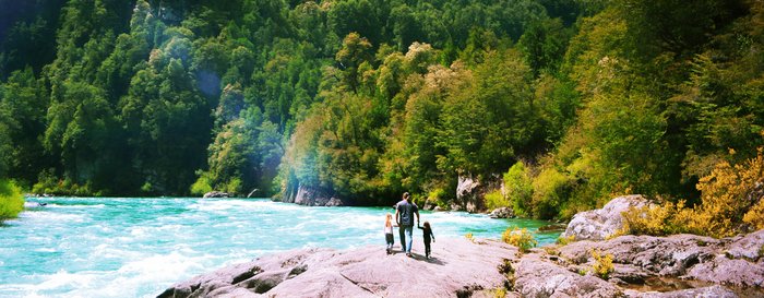 Hiking Patagonia Chile Futaleufu River South America Outdoors Family Travel