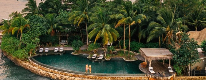 Private island hotel in Cambodia
