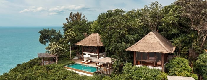 Private villa at Six Senses Samui