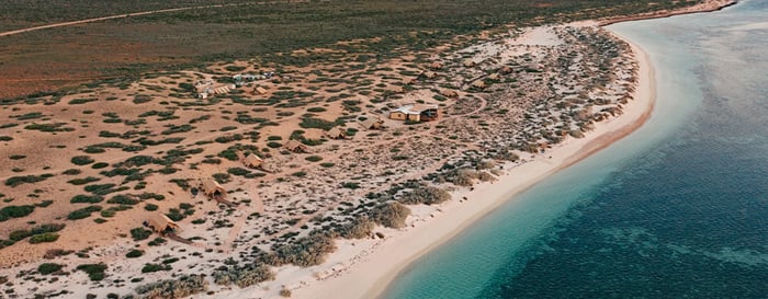 Aerial image of Sal Salis Western Australia