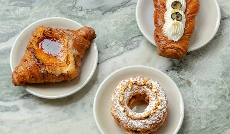 The different pastries of Lisbon in Portugal