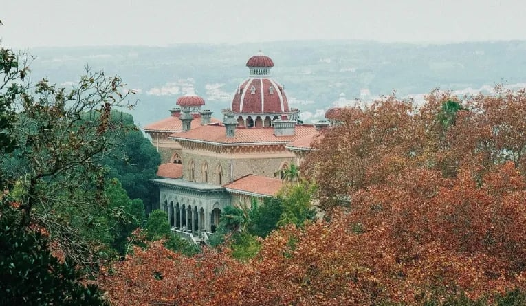 Monserrate Palace, a historic villa located near Sintra, Portugal