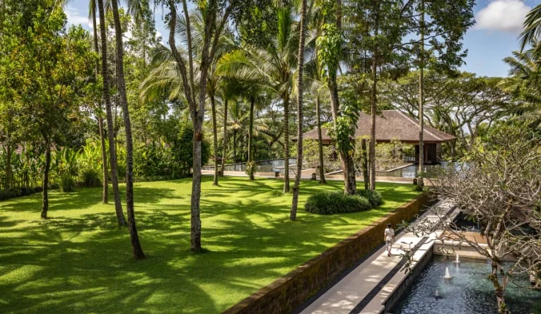 Wide open spaces at COMO Shambhala Estate in Bali