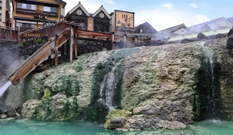 Kusatsu Onsen in Japan