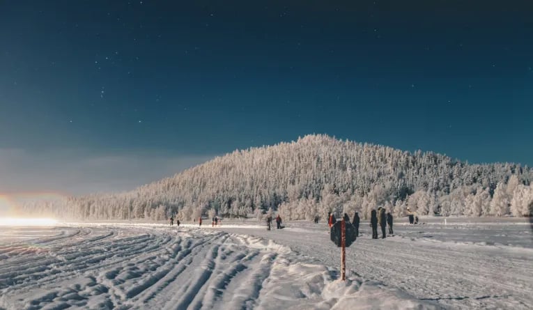 snowy landscape in finland
