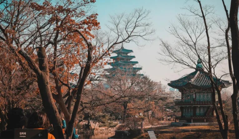 Temple in South Korea Seoul