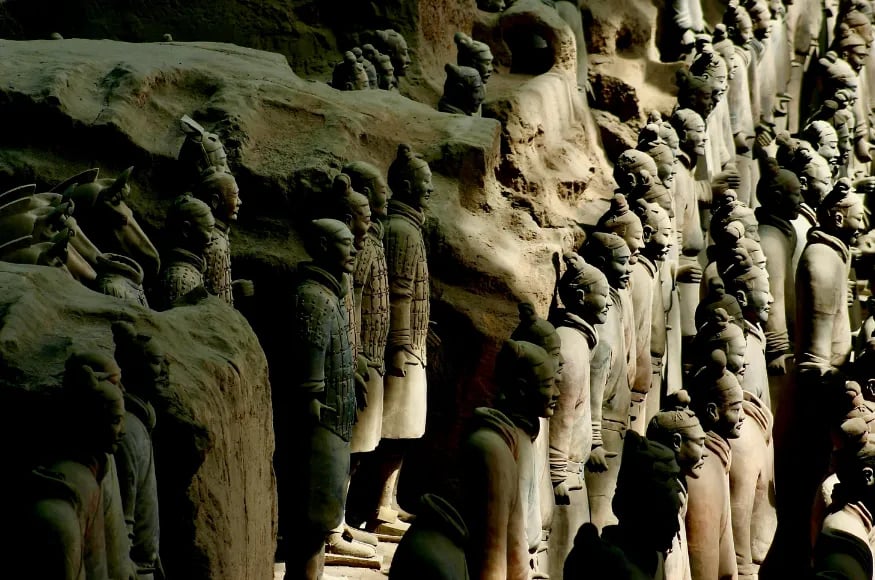 Terracota warriors in Xian