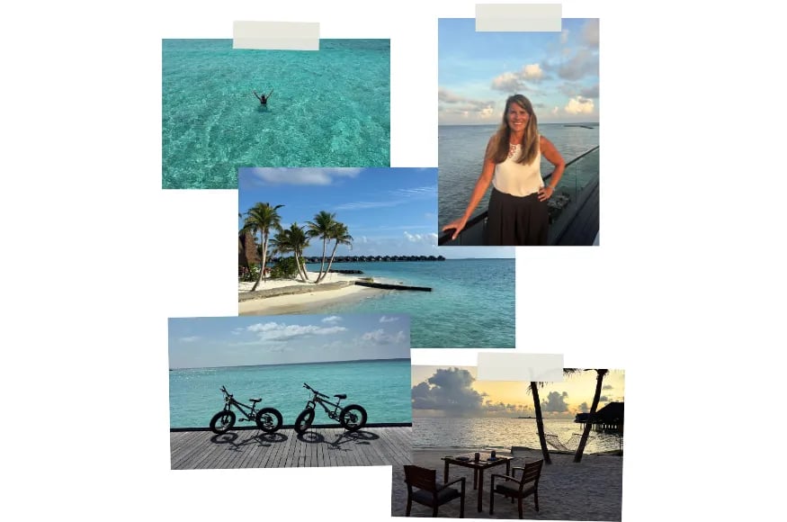Lucy's photo collage of Heritance Aarah