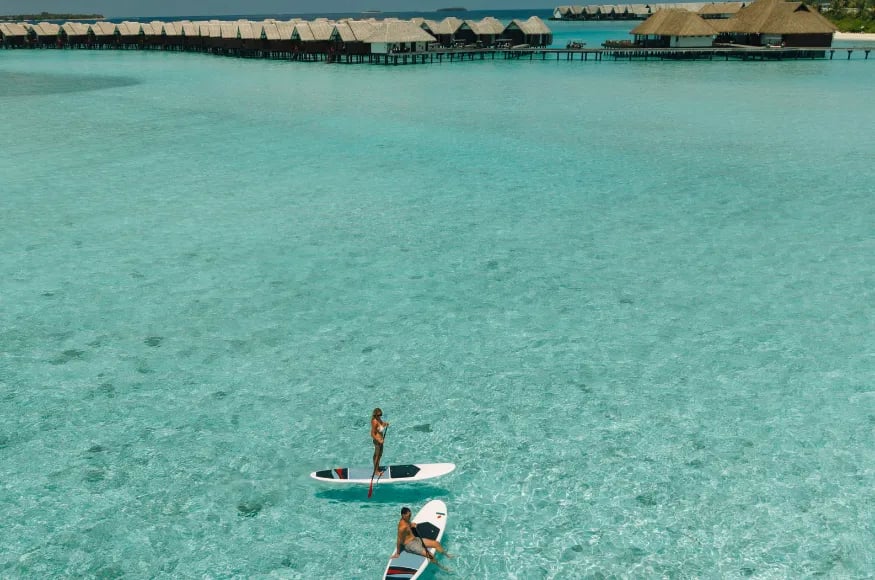 Paddle Boarding at Heritance Aarah