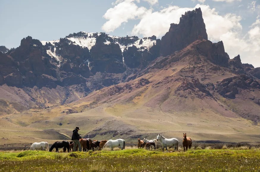 Dramatic landscape of Patagonia