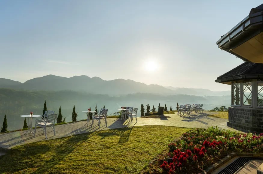 Hill country in Sri Lanka