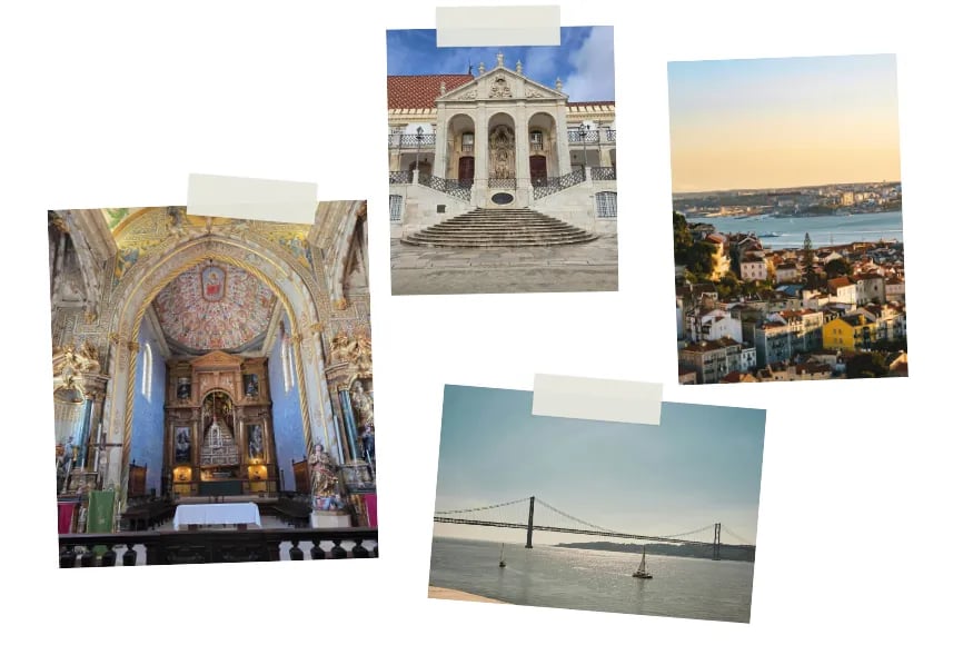 Collage of places in Portugal