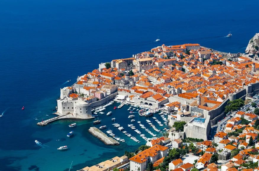 Dubrovnik city in Croatia
