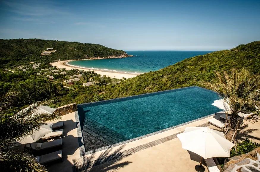 Terrace villa with pool view at Zannier Bai San Ho