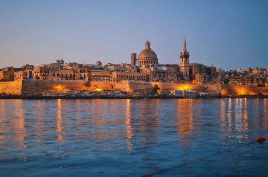 Malta at dusk