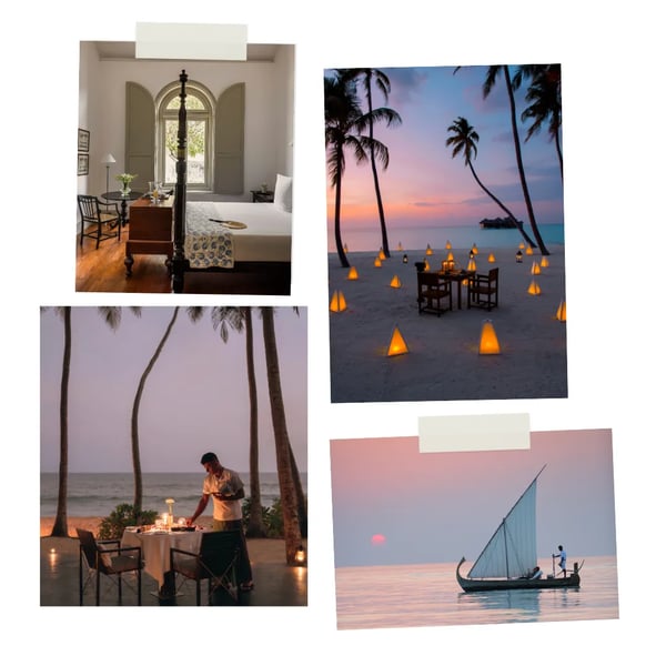 Sri Lanka and the Maldives for couples and honeymoons