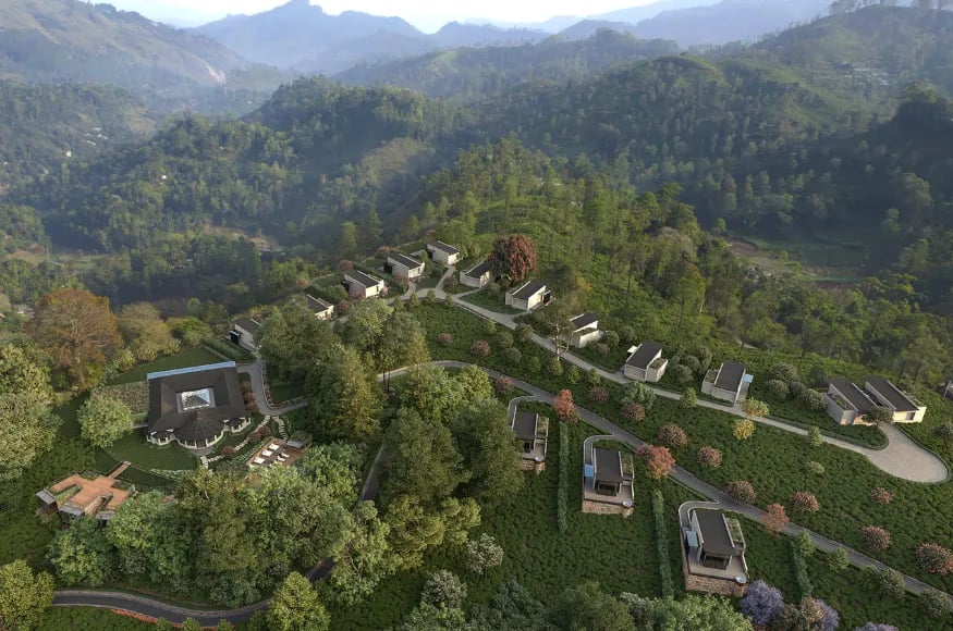 Aerial view of Uga Ghiri