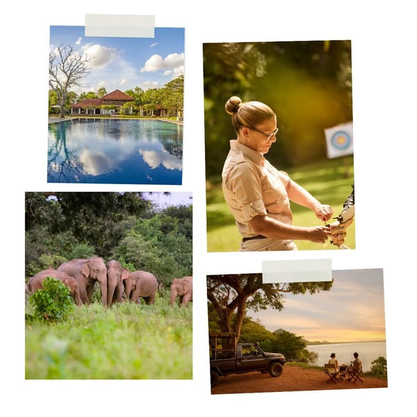 Anna Katherina Raaben  at Uga Ulagalla, Sri Lanka