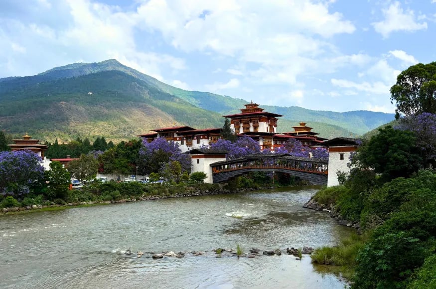 The Punakha Dzong, Bhutan