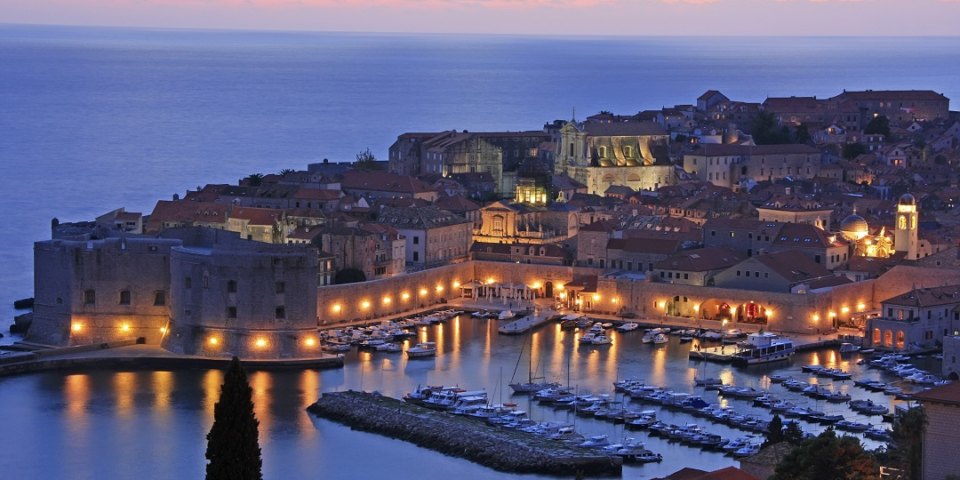 The Old Harbour in Dubrovnik.